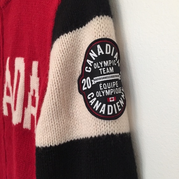 🛑 SOLD! CANADA OLYMPIC WOOL CARDIGAN SWEATER - Picture 8 of 13